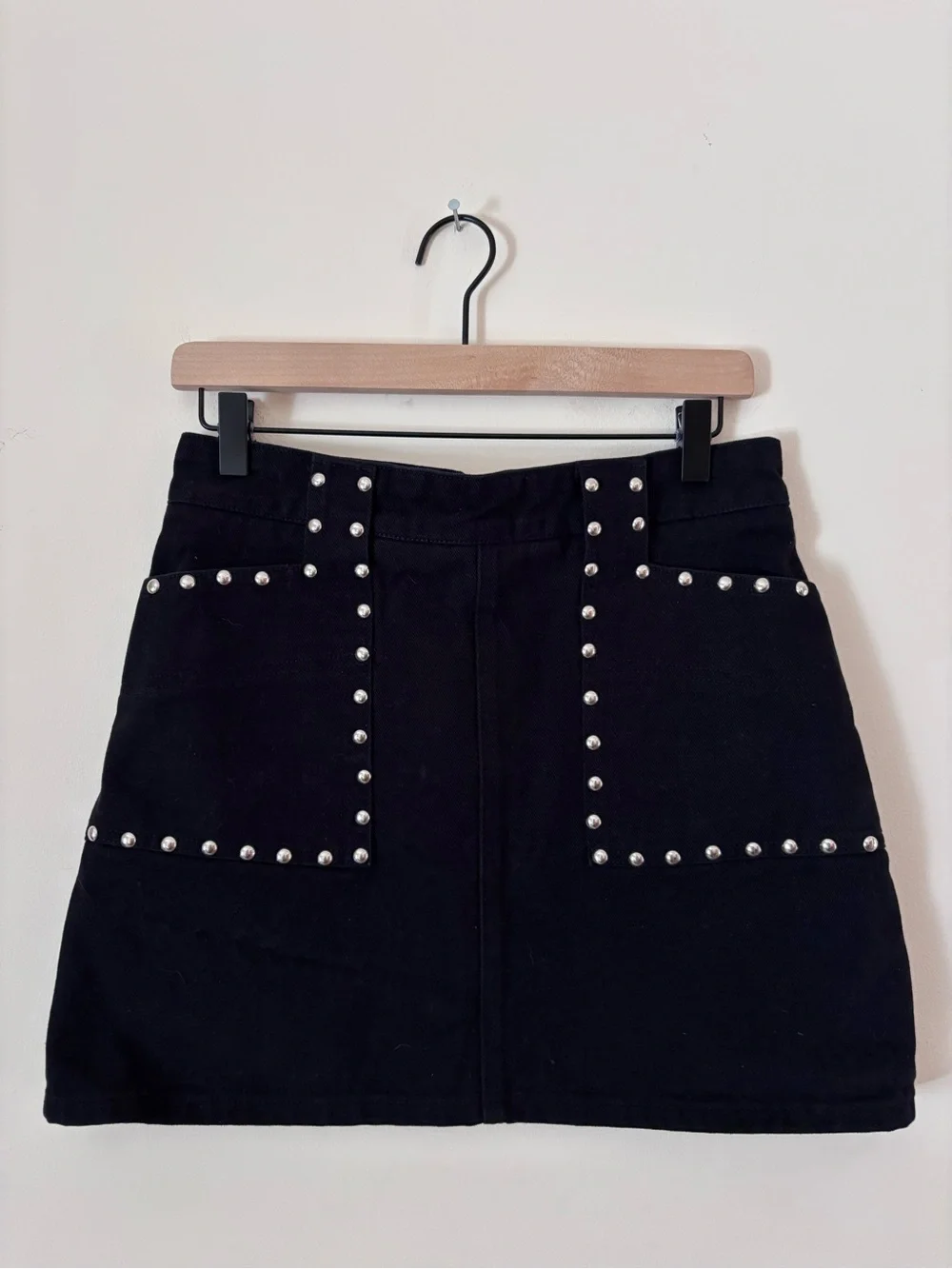 Urban outfitters black Studded Mini Skirt - Picture 1 of 2